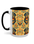 Royal Rottie Regalia Accent Coffee Mug