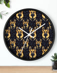 Majestic Hound Couture: German Shepherd LuxeBlend Wall Clock