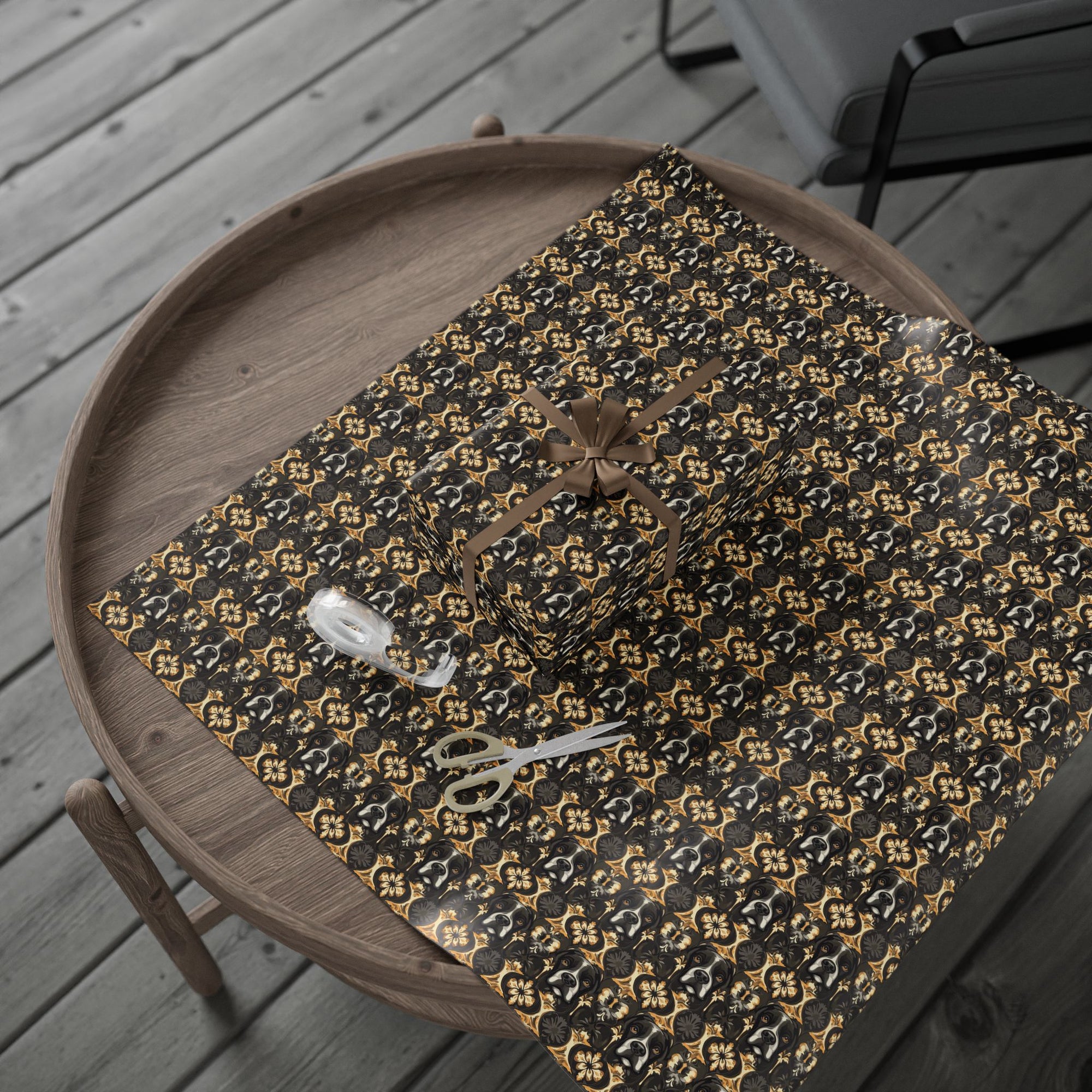 Manor Pup Boxer Royale Wrapping Paper