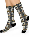 Wildwood Wanderlust Bulldog Cushioned Crew Socks