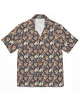 Blooming Bulldog Beauty Men's Hawaiian Camp Shirt