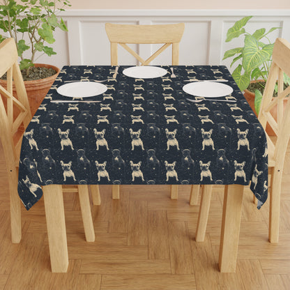 Frenchie Celestial Soar Tablecloth