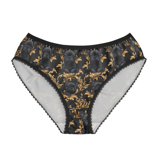 Regal Frenchie Noir Elegance Women's Briefs