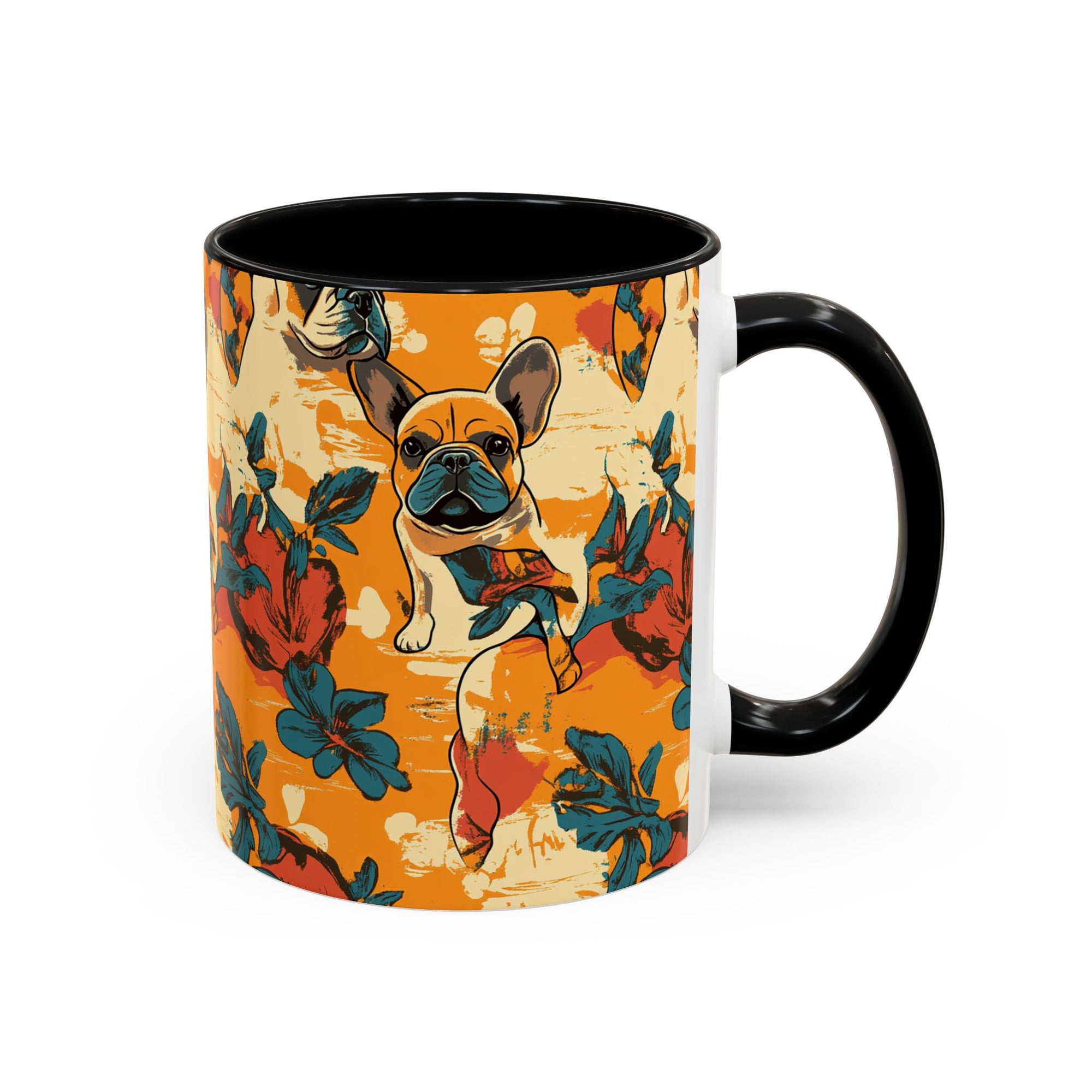 Frenchie Glow-Up Galore Accent Coffee Mug