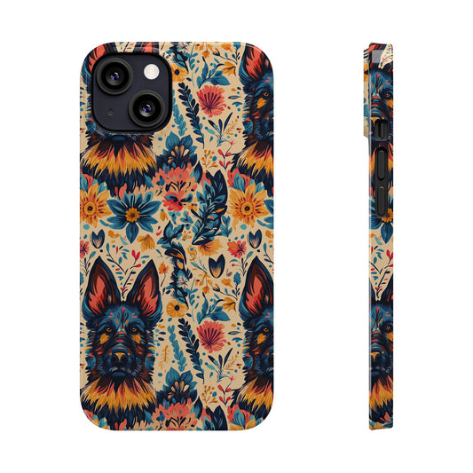 Bloomhound Shepherd Sentinel Slim Phone Cases