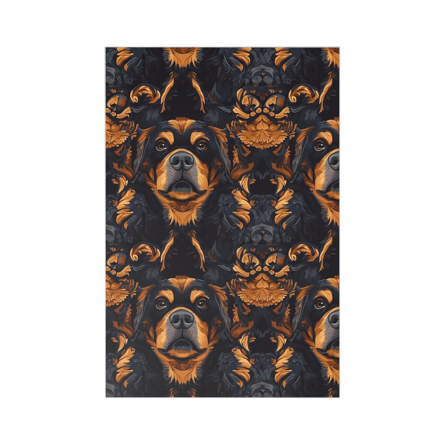 Modern Rottweiler Royalty Postcards