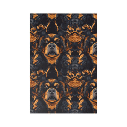 Modern Rottweiler Royalty Postcards