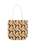 Modern Charm Labrador Chic Canvas Tote Bag