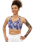 Funky Geometric Boxerista Seamless Sports Bra