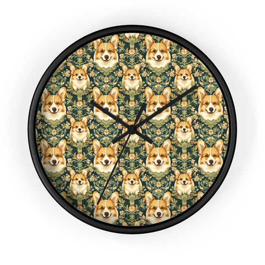 Corgi Charmz Wall Clock