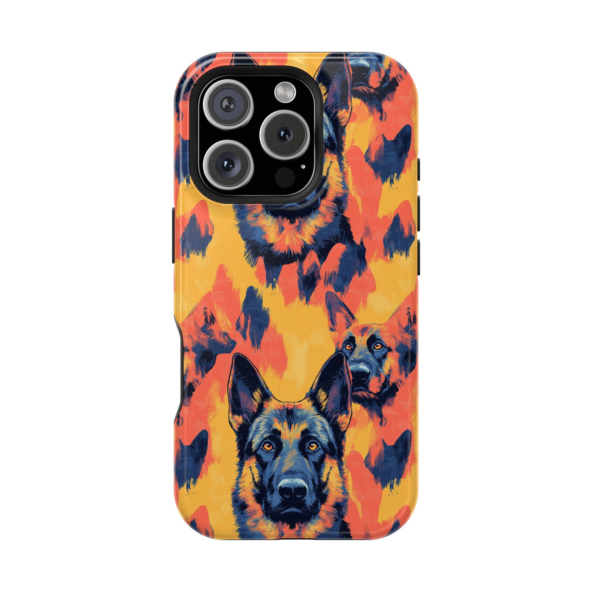 Impressionistic German Shepherds Magnetic Tough Cases