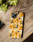 Golden Glitz 'n Glamour Woofwear Slim Phone Cases