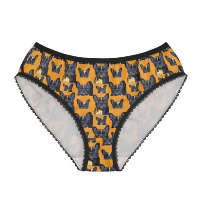 Frenchie Pawsitively Pawsome Peek-a-Boo Perfection Women's Briefs