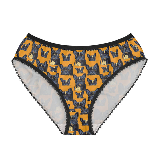 Frenchie Pawsitively Pawsome Peek-a-Boo Perfection Women's Briefs