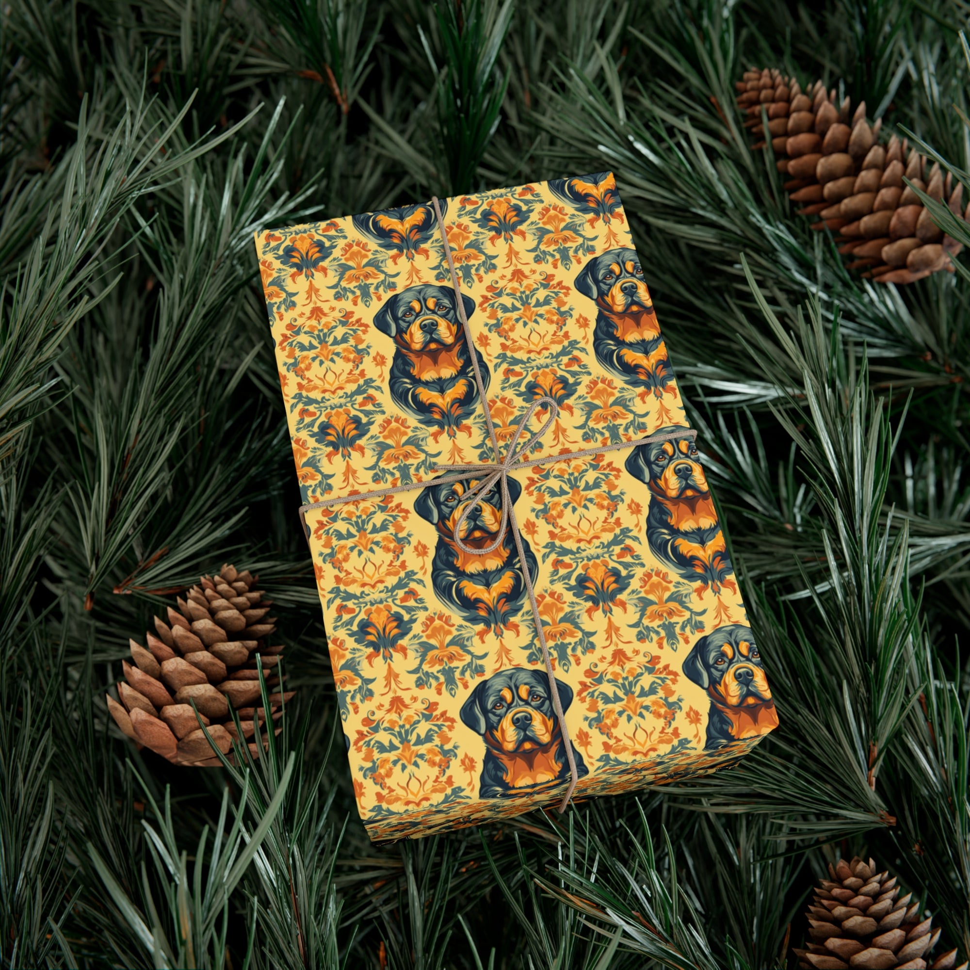 Royal Rottie Regalia Gift Wrap Papers