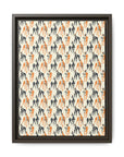 Dashing Dane Divinity Matte Canvas, Framed