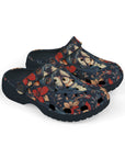 Gothic Rose Bulldog Noir Enchantment Kid's Foam Clogs