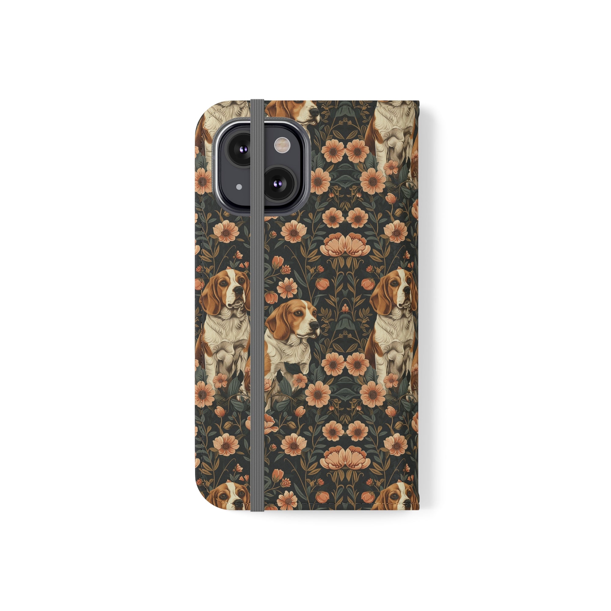 Beagle Blossom Bonanza Flip Cases