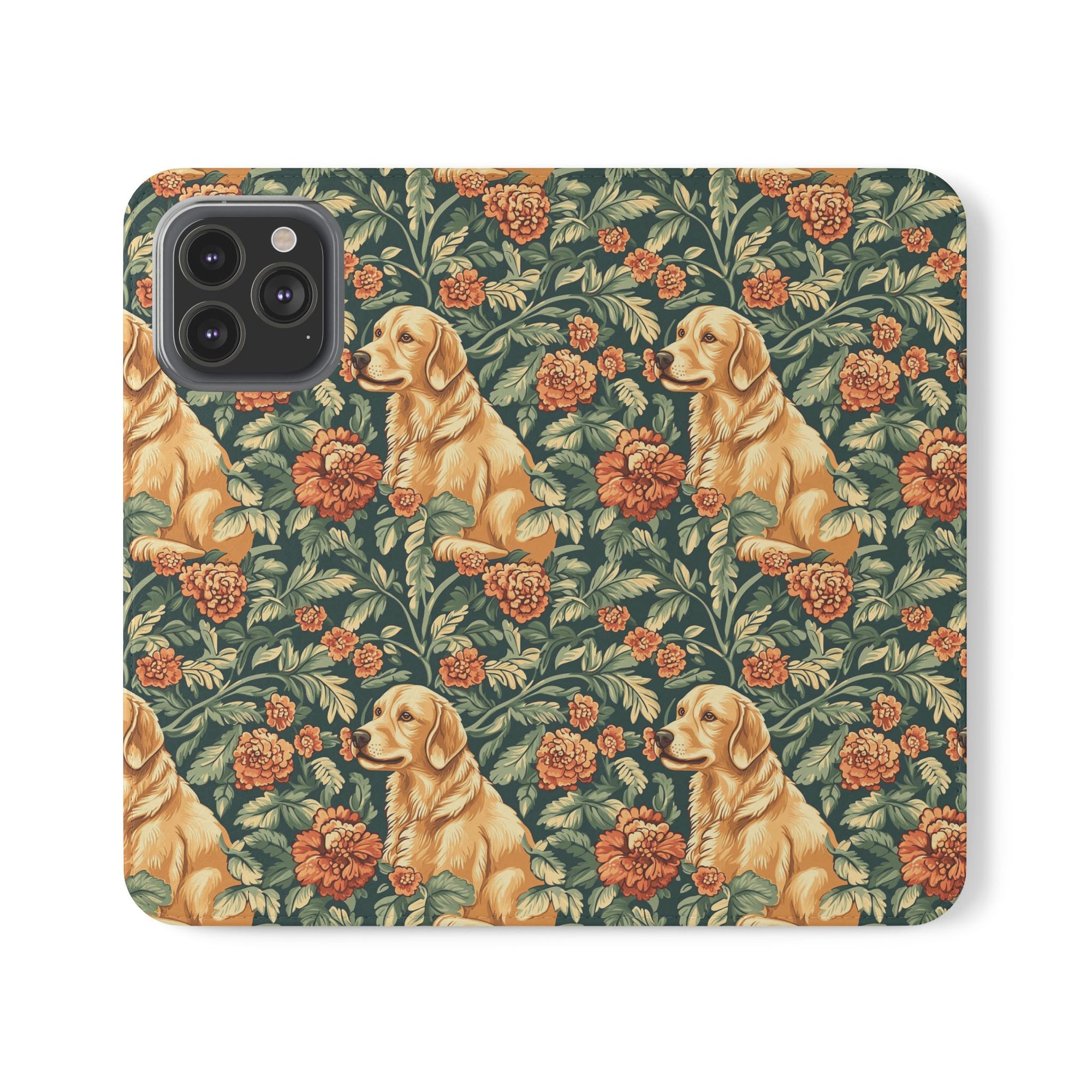 Blooming Goldie Glam Flip Cases