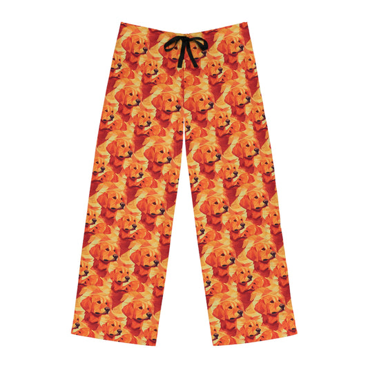 Golden Glamour Paws Men's Pajama Pants