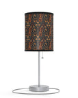 Dapper Dachshund Embroidery Elegance Lamp on a Stand