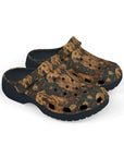 Fanciful Golden Paradise Blossom Kid's Foam Clogs