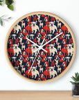 Bulldoggy Bliss Chomper Wall Clock