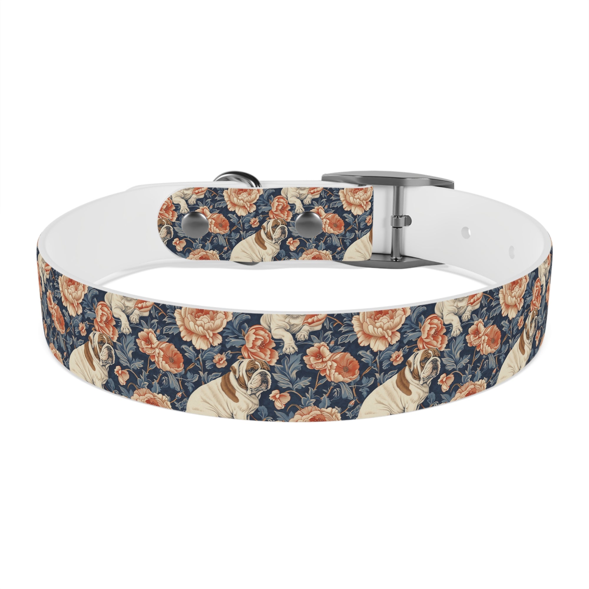 Blooming Bulldog Beauty Dog Collar