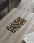 Dazzling Dachsund Blossoms & Foliage Slim Phone Cases