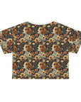 Beagle Blossoms Crop Tee