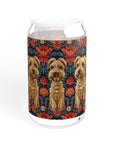 Yorkie Charm Twins Sipper Glass