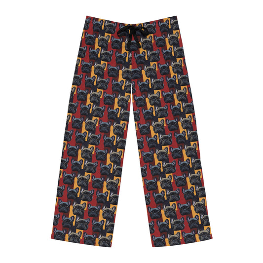 Chic Canine Checkmate - Frenchie Edition Men's Pajama Pants