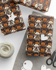 Bloomingly Bulldogistic Bouquet Wrapping Paper