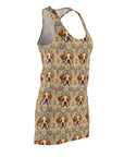 Bowtie Boxer Bliss Women's Racerback Dress