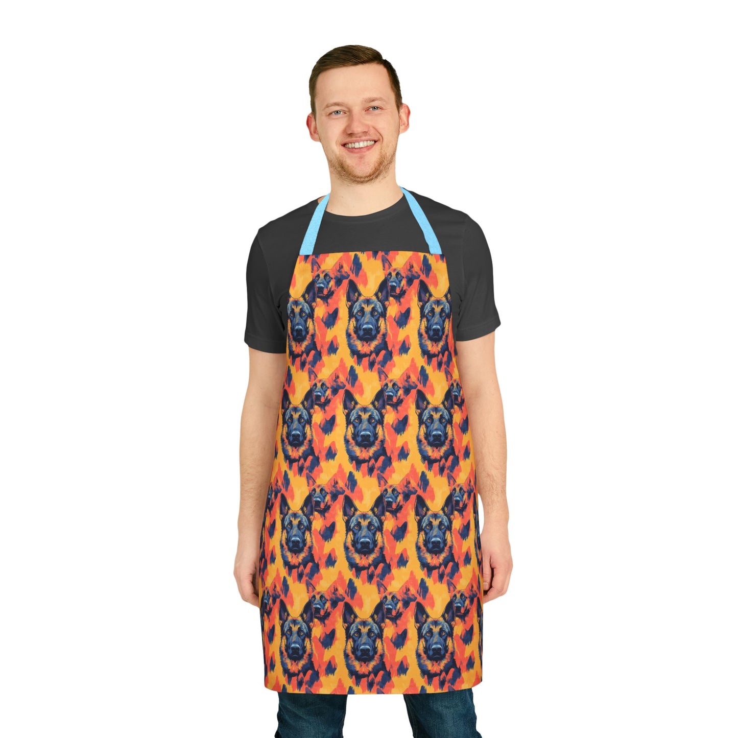 Impressionistic German Shepherds Apron