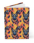 Impressionistic German Shepherds Hardcover Journal Matte