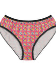 Bubblegum Glamour Bulldog Bouquet Women's Briefs