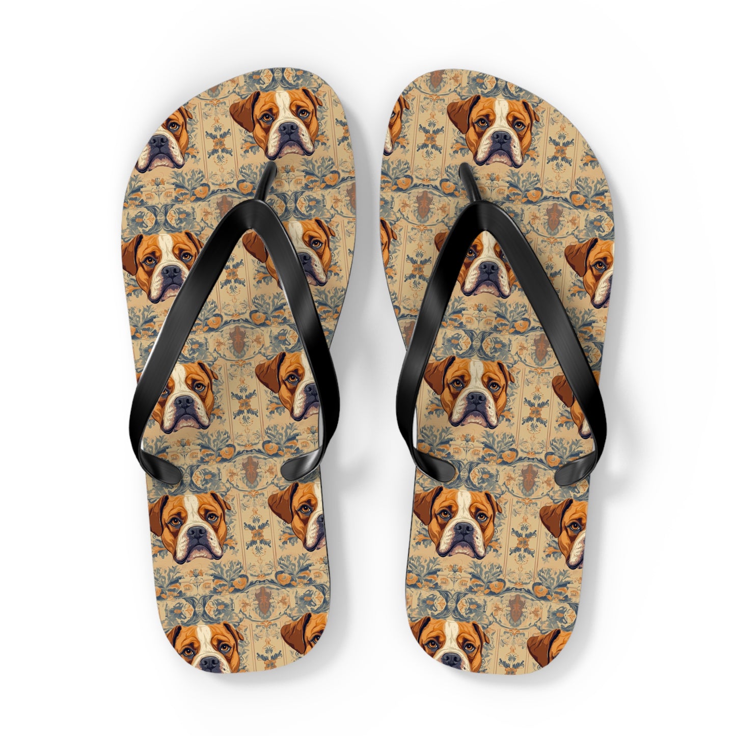 Bowtie Boxer Bliss Flip Flops