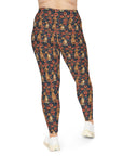 Floral Pawsome Dachsund Delight Plus Size Leggings