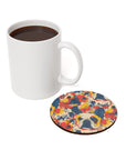 Bloom Pup Frenchietastic Splatter Cork Back Coaster