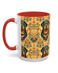 Royal Rottie Regalia Accent Coffee Mug