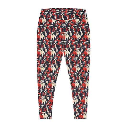 Bulldoggy Bliss Chomper Plus Size Leggings