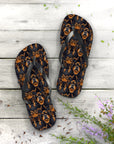 Modern Rottweiler Royalty Flip Flops