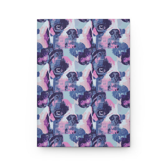 Funky Geometric Boxerista Hardcover Journal Matte