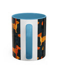 Dapper Dachshund Noir Glow Accent Coffee Mug