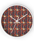 Boxer Blossom Tapestry Delight Wall Clock