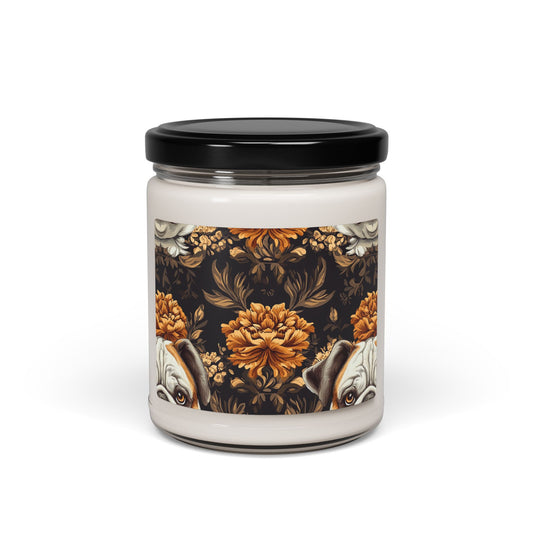 Bloomingly Bulldogistic Bouquet Scented Soy Candle