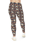 Bulldog Blossom Bonanza Plus Size Leggings