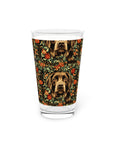 Labrador Lush Pooch Tapestry Pint Glass