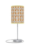 Golden Glamour Paws - Luxe Licks for Regal Retrievers Lamp on a Stand